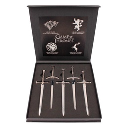 DAGA ABRECARTAS 5 PIEZAS 21,5 CM PLATA