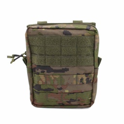 Funda utilitaria larga MOLLE Pixelado Boscoso