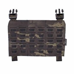 Panel frontal para chaleco con sistema MOLLE corte láser hebilla tipo daga cierre clip y velcro 16 x 25 cm
