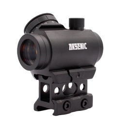 MIRA PUNTO ROJO 1X 28 MM RETÍCULA PUNTO ILUMINADA MONTAJE PICATINNY PILA CR2032