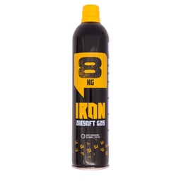 BOTELLA GAS CO2 600ML PRESIÓN 8KG 116PSI VÁLVULA METÁLICA ROSCADA CON SILICONA