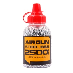 Bolas acero 4.5mm 0.35g 2500 unidades Plata