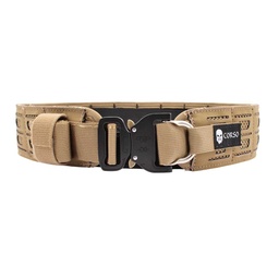 Ceñidor Molle corte láser 62 mm hebilla táctica de liberación rápida MK6 Coyote