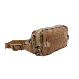 Riñonera táctica MOLLE 3 bolsillos Multicam