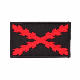 Parche bordado de tela con sistema de velcro