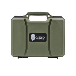 Maletín rígido para pistola 29 cm Verde