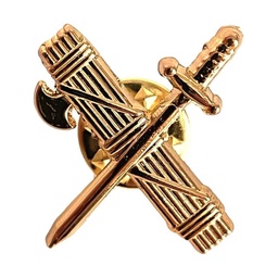 [IW-0604-GD] PIN IMMORTAL GUARDIA CIVIL DORADO