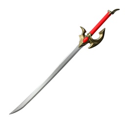 Espada Larga de Madera 120 cm Dorada