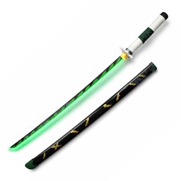 Katana con iluminación LED de madera 103 cm sin filo