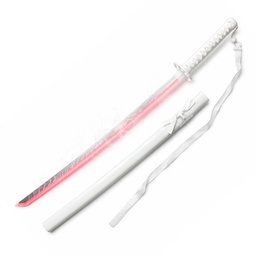 Katana LED de Madera Blanca