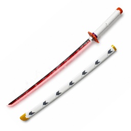 Katana de Madera con Iluminación LED 103 cm Blanco