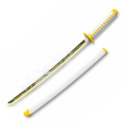 Katana LED humo de madera 103 cm Blanca