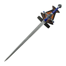 Espada Larga de Acero Inoxidable 109 cm Sin Filo Con Soporte