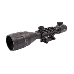 VISOR ARSENIC ARGON 4-12X50 AOEG CON RAILES NEGRO