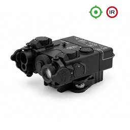 LINTERNA TACTICA ARSENIC DBAL-A2 ALUMINIO LASER VERDE CON IR NEGRO