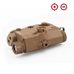 LINTERNA TACTICA ARSENIC ANPEQ LASER ROJO TAN