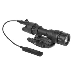[ARS-32123-BK] LINTERNA TACTICA ARSENIC AS92 CON ESTROBO NEGRO