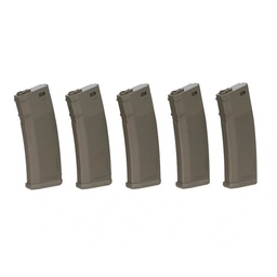[SPE-05-048687-00] CARGADOR FUSIL SPECNA ARMS M4 5PCS 125RDS VERDE