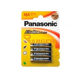 [130889] PILA ALCALINA PANASONIC SUPER PEQ. AAA LR03 NEGRA