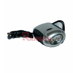 LINTERNA DINAMO LED PEQUEÑA GRIS