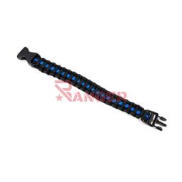 [CZ5555] PULSERA PARACORD NEGRA CELESTE