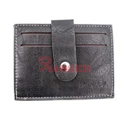 [166000] TARJETERO CREMALLERA MODA NEGRO