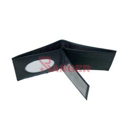 [300192K] CARTERA PIEL DOBLE COMPARTIMENTO NEGRA