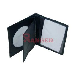 [300193L] CARTERA PIEL DOBLE COMPARTIMENTO LIBRO NEGRA