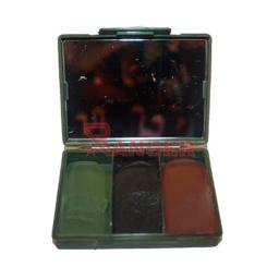 [CL1482B] PINTURA BUSHCRAFT 40G. CAJA 3 COLORES NEGRA-VERDE-MARRON