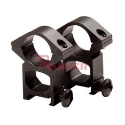 [11865A] MONTURA VISOR ASG ANCHA ALTA 25MM NEGRA