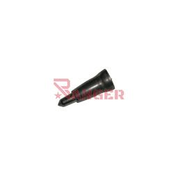 [302391/808-22] PUNTA BASTON METALICA 22MM PLATA