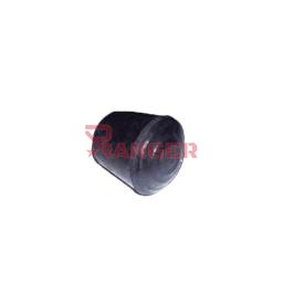 [804-14] PUNTA BASTON GOMA 14MM NEGRA