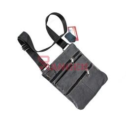 BOLSO CUERO PLANO RECTANGULAR