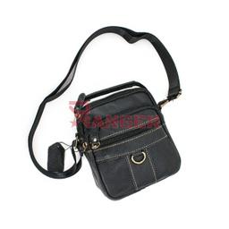 [Y05201] BOLSO CUERO DISPEL CREMALLERA NEGRO